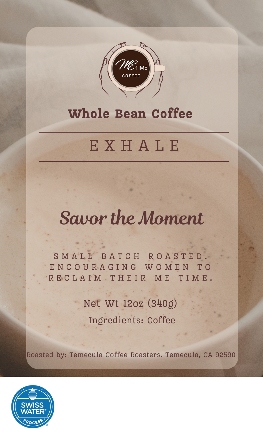 Exhale: Smooth Swiss Water Decaf Espresso