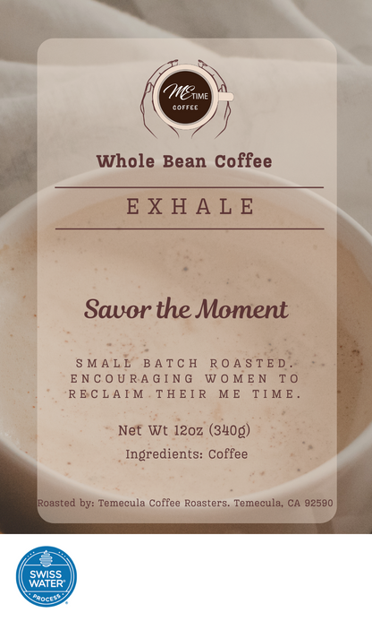 Exhale: Smooth Swiss Water Decaf Espresso